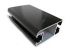 Black Anodized Extruded Aluminium Window Profiles 6063 for Glass Window Door