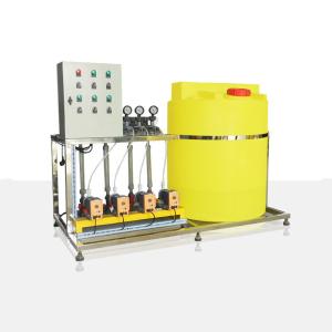 China 0.75kw Manual Polymer Dosing System With Pump 80*80*100cm factory