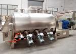 Food Powder Ploughshear Mixer / Hot Rubber Mixer With Heating And Cooling