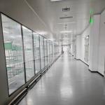 No Fog Flush Clean Room Windows , 5mm Glass Thickness Pharmaceutical Windows
