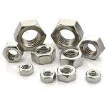Auto Parts Stainless Steel Hex Nuts Passivated Fine Thread Zinc Plated Finish