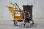 Gas Heating Hunds Pushing Thermoplastic Road Marking Machine 100- 500mm Width
