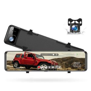 China Wifi 11.26 12 Inch 4K 1440P Waterproof Dash Cam With Mobile App factory