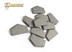 Hammer Drill Tungsten Carbide Cutting Tips , Cemented Carbide Tips Sliver Gray
