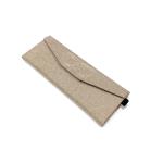 Customized printed manufacturer soft linen reading eyeglasses case