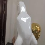 Handmade Standing Fiberglass Dog Statue H155cm