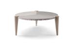Contemporary Living Room Table 3 Leg Round Wood Coffee Table W009H2