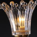 E14*5 Modern Pendant Light Nordic Crystal Chandeliers Iron Plating