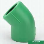 Multi Color PPR 45° Elbow Injection Molding For Heat - Absorbing Systems