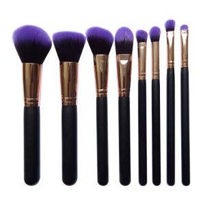 China Cruelty Free Beauty Tools 8 Pieces Makeup Brush Set With Soft Hair factory