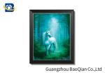 0.76 Mm Thickness 3D Pictures Of Animals / Fancy Lenticular 3D Wall Pictures