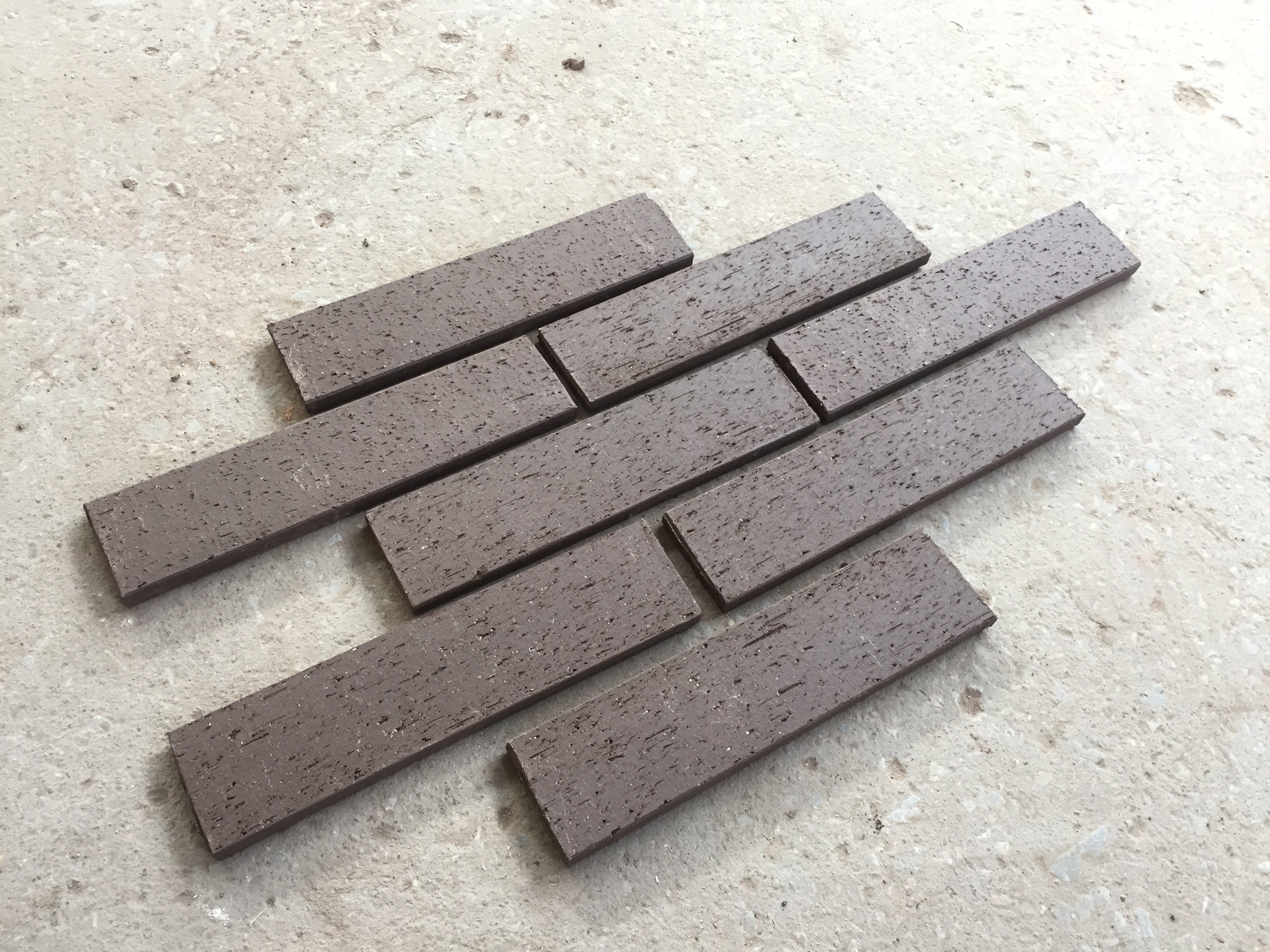 Exterior Thin Brick Veneer Wall Decoration Face Brick Veneer With Extruded M36431