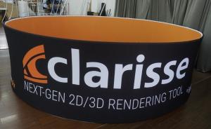 China Exhibition Hanging Display Tradeshow Banner Sign factory