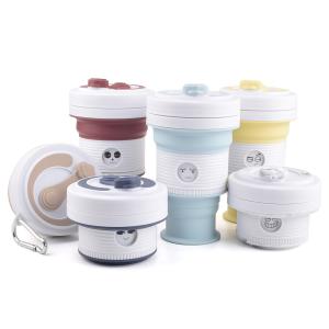 China 550ml 18oz Collapsible Silicone Coffee Cup Silicone Household Products White factory