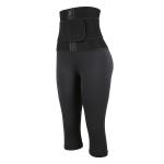 Womens High Waisted Gym Leggings 9 Steel Bone Waist Trainer Tights