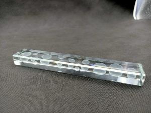 China Lighting Three Dimensional 12mm Laser Engraved Glass factory