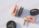 Black HRA 88 Plastic Cable pulley wheels With Bearings for wire winding machine