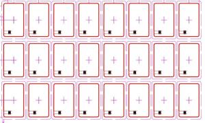 China Customized Size RFID Card Inlay Prelam HF Contactless Smart Card 13.56MHZ factory