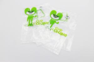 China Drink Bubble Milk Tea Plastic Carry Bag 20 Micron Side Gusset For Carrier Single Cup factory