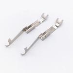 Switch Electrical CNC Stamping Parts Copper For Silver Contact Rivet