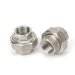 BSP Stainless Steel Pipe Union Threaded Fittings MSS SP
