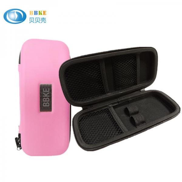 China Durable E - Cig Hard Eva Case Holder For Shisha Pens / Charger / Liquid Pink factory