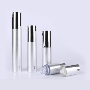 China Plastic Plating Vacuum Airless Cosmetic Bottles factory