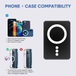 9V 2A thick 1.5cm Phone Wireless Charger Car Mount ABS Magnetic