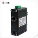 Micro Industrial 1-Port 100/1000X SFP to 1-Port 10/100/1000T 90W PoE++ Media