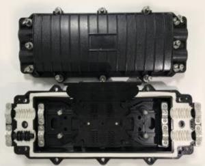 China Fiber Optic Splice Closure / Fiber Optic Joint Box Horizontal Type PC Material factory