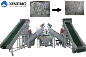 China Waste Plastic Bottle HDPE Recycling Machine factory