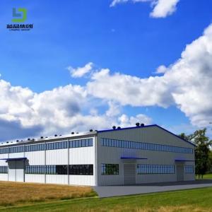 China Prefabricated Light Steel Structure Workshop for Large Span Buildings factory