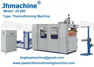 China Cam Type Plastic Thermoforming Machine for Cups and Trays factory