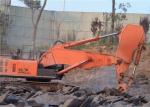 Heavy Duty Excavator Root Ripper Flat Bottom Shape 110mm High Stength Teeth