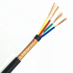 China 0.75mm2 300V RVVP 4 Core Shielded Cable Safty With Polyethylene Insulation factory