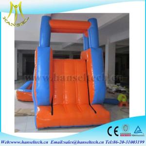 China Hansel 2017 hot selling commercial PVC outdoor inflatable play area rent bounce house factory