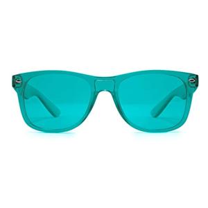 China Plastic Style Color Therapy Glasses Set of 10 Colored Sunglasses factory