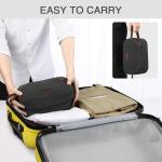 Mens Canvas Portable Bathroom Bag For Business Trip