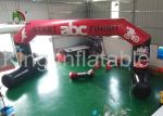 Red Outdoor 9x4m Durable Inflatable Banners Arches For Events Or Promotion