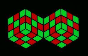 China 108PCS Led Magic Cube RGB 3IN1 Led Disco Stage Lighting Club Light Led Lighting factory