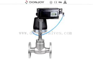 China Regulated Flow Adjustable globe Seat Valve with flange End for steam factory