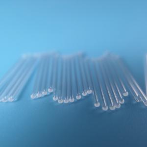 China Sealed Glass Quartz Capillary Tube With Round Or Flat Bottom For Lamping Fiber Protector factory