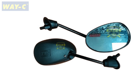 R1220640 Motorcycle Rear View Side Mirror For TVS ROCKZ125