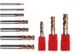 Micro Grain Size Solid Carbide High Feed End Mill , Metal Milling Bits Acid