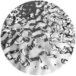 1000x2000mm Water Ripple Stainless Steel Sheet Four Feet Flat Shape