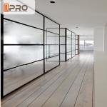 Soundproof Modern Office Partitions With Aluminum Alloy And Glass Door Material
