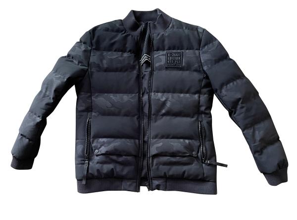 wholesale custom men's winter padded clothes boy warm down zipper jackets