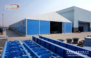 China Water Resistant Industrial Storage Tents With Steel Sandwich Hard Wall factory
