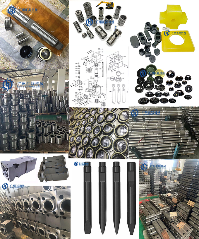 Atlas Copco Breaker HB2000 Hammer Front Cover Bush Bushing Tool Bush Upper and Lower Bush