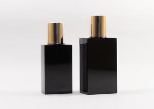 China PETG Plastic Material Square Male Shampoo Bottle 100ml 150ml With Light Gold Cap factory